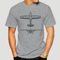Cessna 172 Airplane Pilot T-shirt Front And Back Tshirt Casual T Shirt