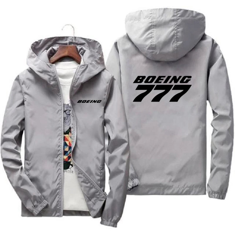 New Mens Hoodies Boeing 737 777 767 Print Men Coat Casual Jogging Thin Jacket Harajuku Zipper Hoodies Sweatshirts