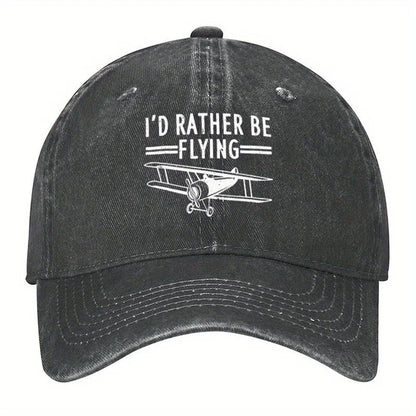 Hats Funny Airplane Design For Adult Airplane Aviation Pilot 956576 Vintage Washed Baseball Cap TT4100% Cotton