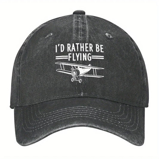 Hats Funny Airplane Design For Adult Airplane Aviation Pilot 956576 Vintage Washed Baseball Cap TT4100% Cotton