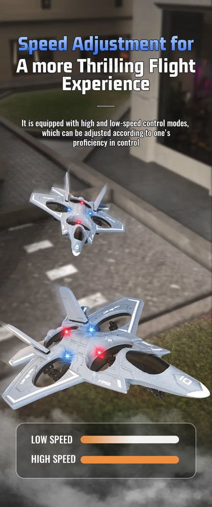 2.4G RC Aircraft with Camera Missile Launch Remote Control Helicopter Fighter Jet EVA Airplane EPP Foam Plane Toys For Kids Gift