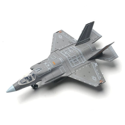 1:72 Creative Military Series Building Blocks America F35 Lightning Stealth Fighter Model Decor Toys For Boys Christmas Gifts