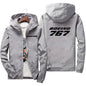 New Mens Hoodies Boeing 737 777 767 Print Men Coat Casual Jogging Thin Jacket Harajuku Zipper Hoodies Sweatshirts
