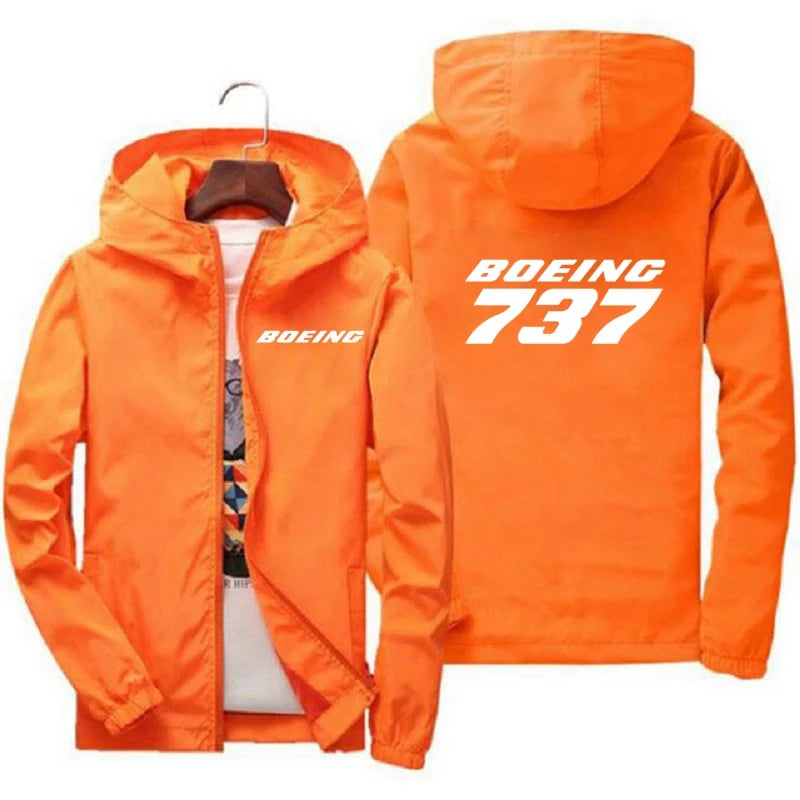New Mens Hoodies Boeing 737 777 767 Print Men Coat Casual Jogging Thin Jacket Harajuku Zipper Hoodies Sweatshirts