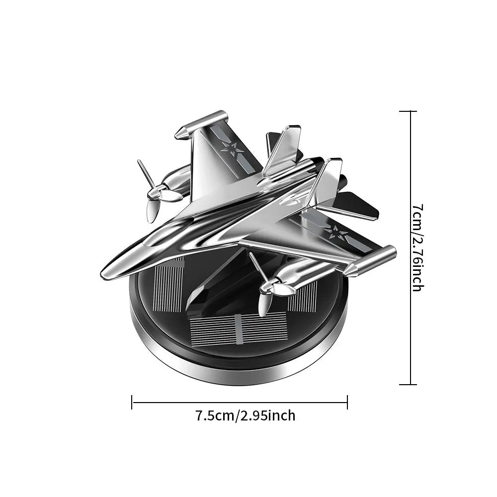 Car Air Freshener Solar Propeller Fighter Car Interior Decoration Accessories Long-lasting Fragrance Car Interior Decorations