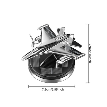 Car Air Freshener Solar Propeller Fighter Car Interior Decoration Accessories Long-lasting Fragrance Car Interior Decorations