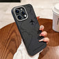 Airplane Lichee Design Leather Phone Case For iPhone 17 16 15 14 Pro Max 13 12 11 XS X XR 7 8 16 Plus SE2 Shockproof Soft Cover