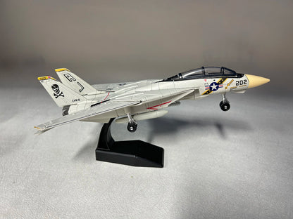 1:72 Scale Souvenir Toy Model F14A Fighter Simulation ABS Aircraft Finished Model Collection of Static Decoration Gift for adult