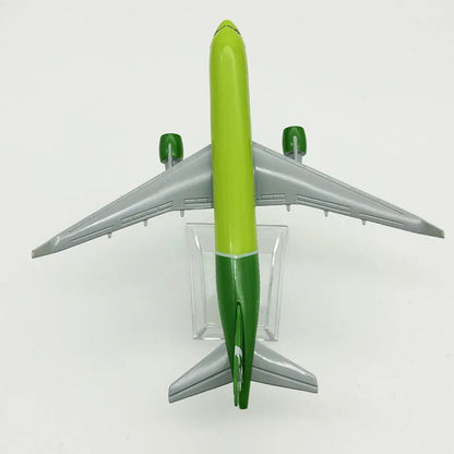 320 Metal Airplane Replica 16cm  Russia Siberia S7 A320 Airbus Aircraft  Children's Gift