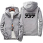 New Mens Hoodies Boeing 737 777 767 Print Men Coat Casual Jogging Thin Jacket Harajuku Zipper Hoodies Sweatshirts