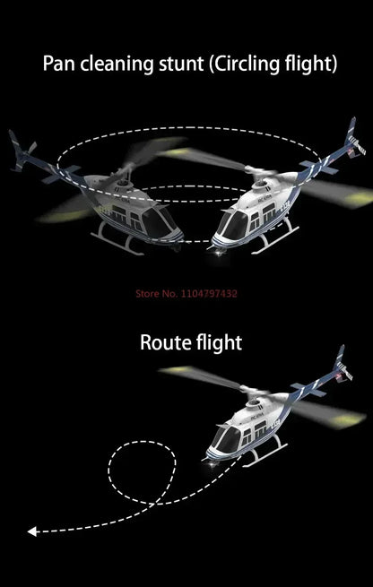 RC ERA C138 BELL 206 Jet Ranger 6-axis Gyro Stabilized Altitude Hold 4ch RC Helicopter Aircraft Hobby for Adults -RTF