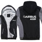 Airbus A320 Hoodies Men Fashion Coat Pullover Fleece Liner Jacket Plane Pilot 320 Airbus Sweatshirts Hoody