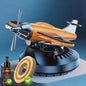 New Solar Car Air Freshener Helicopter Car Ornaments Accessories Decoration Propeller Rotating Auto Flavoring Perfume Diffuser