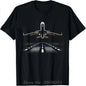 Oversized Tshirt Airplane Aviator Flight Pilot T-Shirt Cotton Mens O-Neck Tshirt