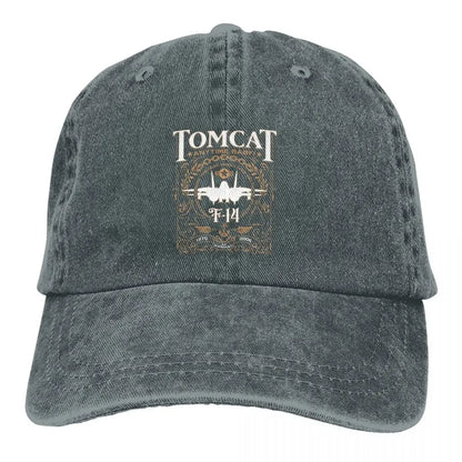 Summer Cap Sun Visor Classic F-14 Tomcat Military Fighter Jet Caps Top Gun Maverick Goose Film Cowboy Hat Peak Trucker Dad Hats