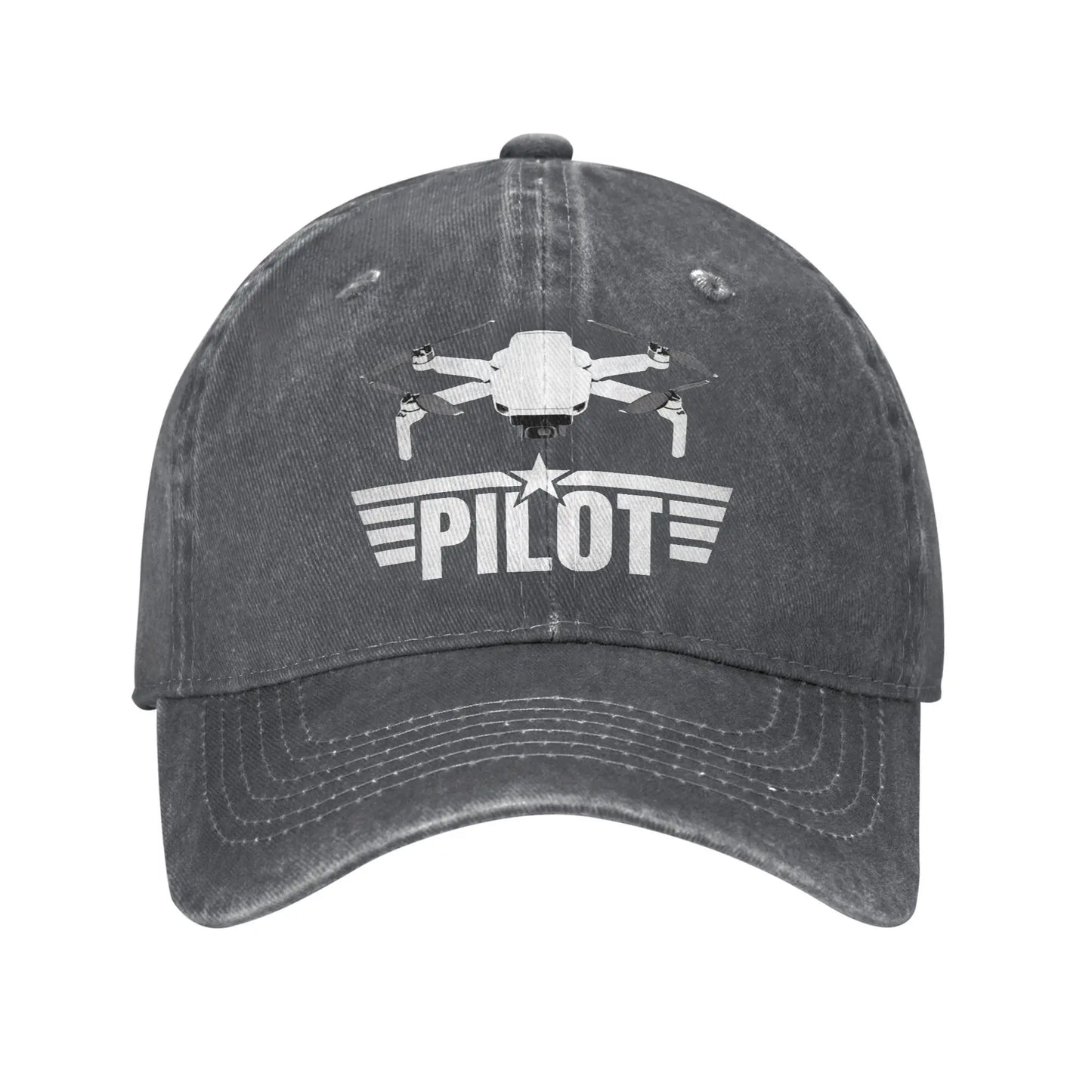 Drone Pilot for Quadcopter Men Women Baseball Caps FPV Racing Pilot Distressed Washed Hats Vintage Outdoor Travel Gift Sun Cap