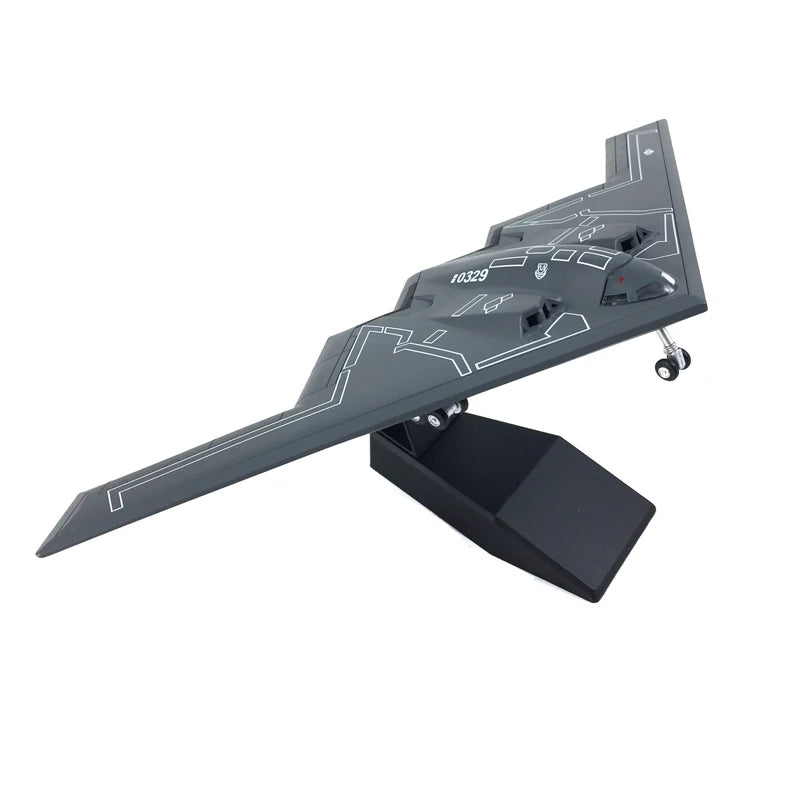 JASON TUTU 1/200 Scale Diecast Alloy Model B-2 Stealth and Strategic Bomber US Air Force Ghost B2 Fighter Military Collect gifts