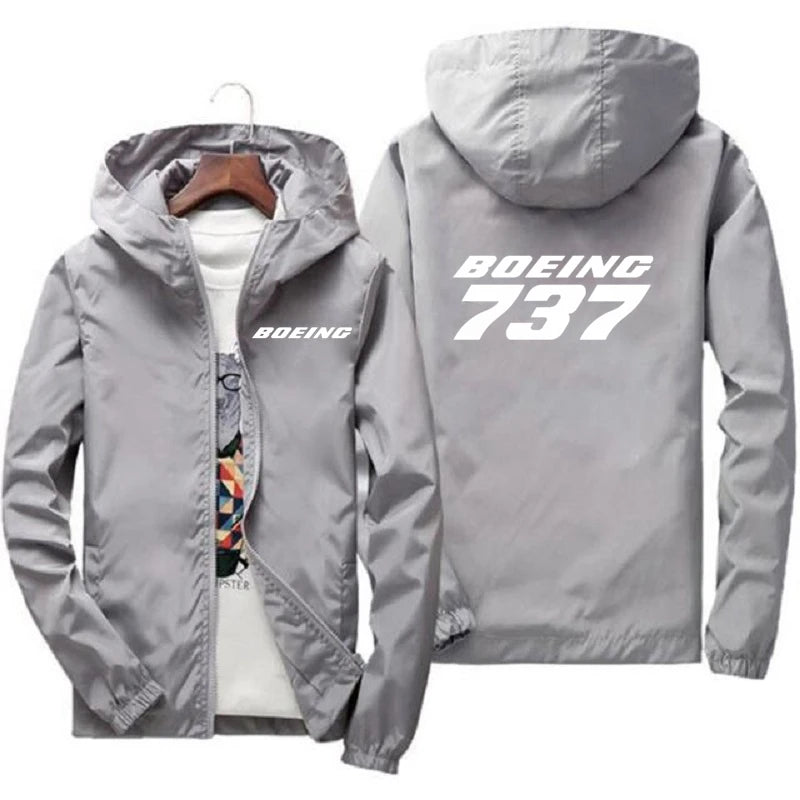 New Mens Hoodies Boeing 737 777 767 Print Men Coat Casual Jogging Thin Jacket Harajuku Zipper Hoodies Sweatshirts