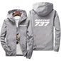 New Mens Hoodies Boeing 737 777 767 Print Men Coat Casual Jogging Thin Jacket Harajuku Zipper Hoodies Sweatshirts