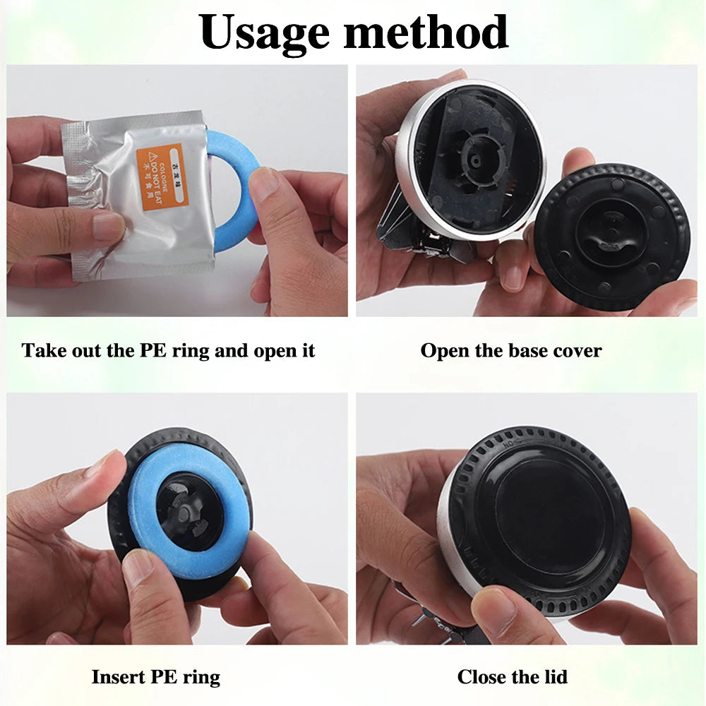 New Solar Fighter Car Air Freshener Propeller Rotate Perfume  Fragrance Decoration Flavoring Supplies Interior Accessories