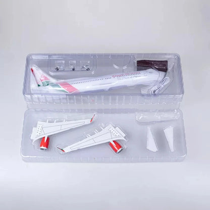 1:85 Scale 47CM Die-Cast Resin B737 Airbus Kenya Airways Airlines 737 Boeing Series Aircraft Model With Lights and Wheels