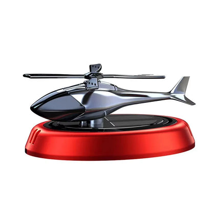 Solar Car Fragrance Helicopter Car Air Freshener ornaments Decor Interior Decoration Solar Rotating Aroma Diffuser for Office