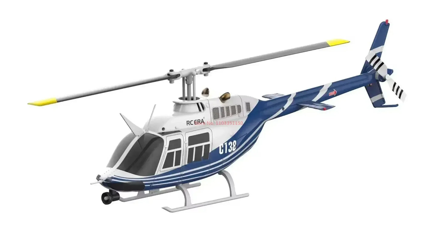 RC ERA C138 BELL 206 Jet Ranger 6-axis Gyro Stabilized Altitude Hold 4ch RC Helicopter Aircraft Hobby for Adults -RTF