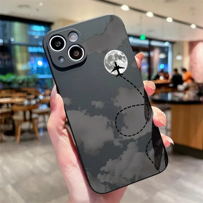 Airplane Landing Airport Painted Phone Case for iPhone 15 Cases iPone 16 14 13 12 11 Pro Max XS X XR 7 8 Plus SE 2022 Soft Cover