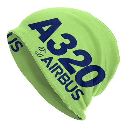 Airbus A320 Logo Warm Knitted Cap Fashion Bonnet Hat Autumn Winter Outdoor Beanies Hats for Men Women Adult