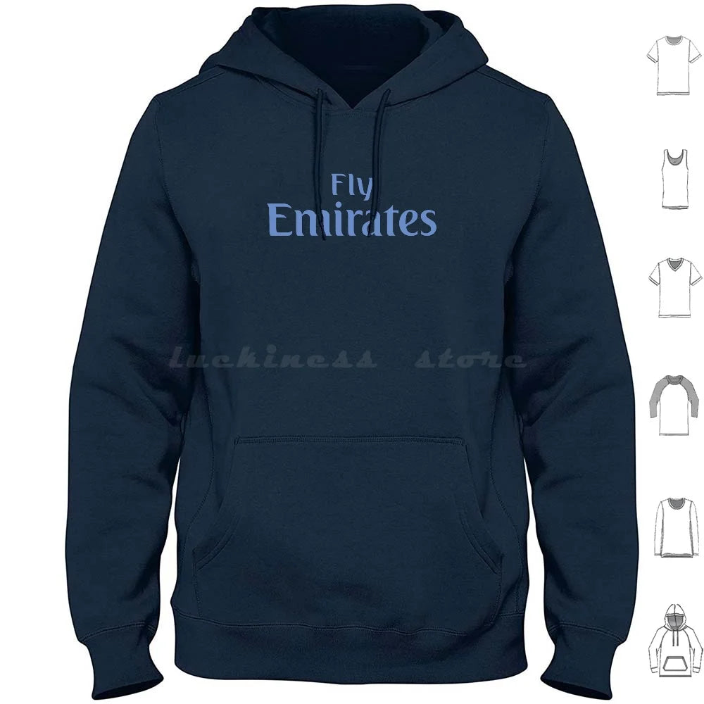 Fly Hoodie Cotton Long Sleeve Flight Plane Fly Etihad Logo Airways Fly Better Uni Emirates American Travel