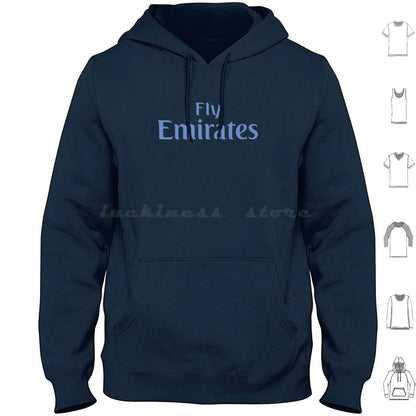 Fly Hoodie Cotton Long Sleeve Flight Plane Fly Etihad Logo Airways Fly Better Uni Emirates American Travel