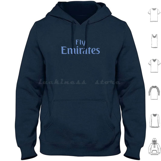 Fly Hoodie Cotton Long Sleeve Flight Plane Fly Etihad Logo Airways Fly Better Uni Emirates American Travel