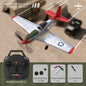 RC Plane P51 Mustang 2.4G Radio EPP Foam 4CH 6 Axis 410MM Wingspan RC Fighter One Key Aerobatic RTF Aircraft Toys
