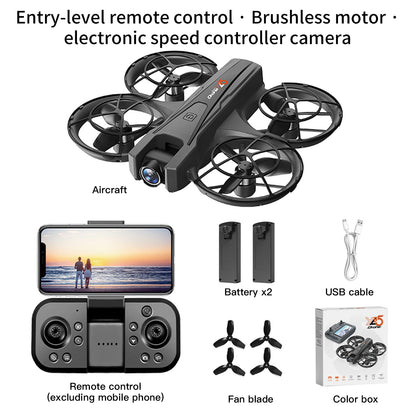 2025 YL05 Drone 8K HD Camera Screen Remote Control Brushless RC Helicopter 360° Flip Quadcopter Dron RC Toys Gift For Kid Boy