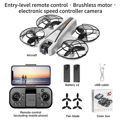 2025 YL05 Drone 8K HD Camera Screen Remote Control Brushless RC Helicopter 360° Flip Quadcopter Dron RC Toys Gift For Kid Boy