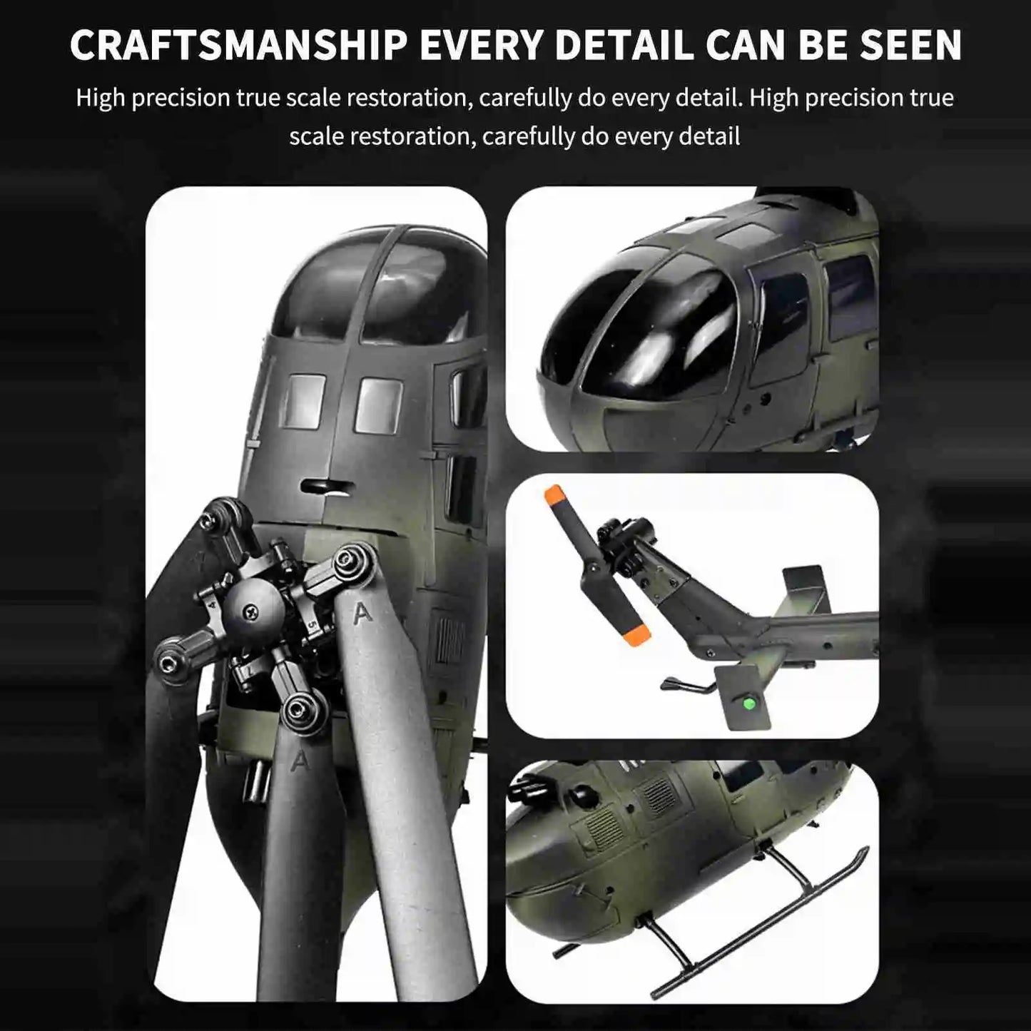 RC Helicopter RC Drone Single Propeller Without Ailerons 6 Axis Gyro Stabilization RC Airplane Altitude Hold Toy