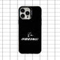 B-BoeingS 777 Top Airplane Phone Case For iPhone 16,15,14,13,12,11,8,7,Pro,Max,Plus,Mini,XS,SE Anti Fall Black Matte Hard