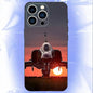 Aircraft Helicopter Phone Case For iPhone 17,16,15,14,13,12,11,Pro,XS,Max,XR,Plus,E,SE4,Mini Black Soft Cover
