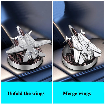 New Solar Fighter Car Air Freshener Propeller Rotate Perfume  Fragrance Decoration Flavoring Supplies Interior Accessories