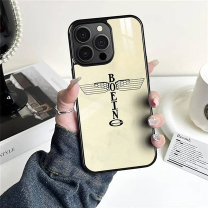 Cool The B_Boeing Design Phone Case MagSafe Magnetic for iPhone 16 15 14 13 12 11 Pro Plus Max Mini Wireless Charger Funda