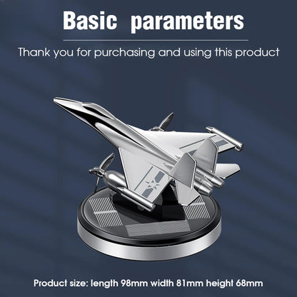 Car Air Freshener Solar Propeller Fighter Aromatherapy Car Interior Decoration Accessories Car Rotating Aromatherapy Perfume