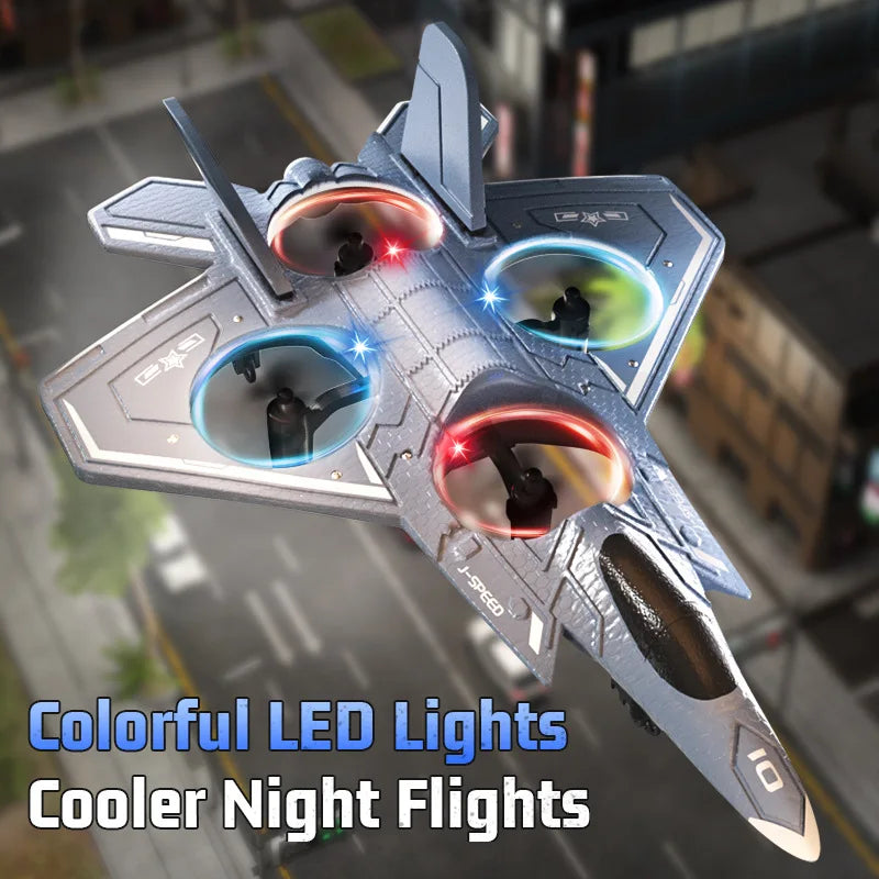 2.4G RC Aircraft with Camera Missile Launch Remote Control Helicopter Fighter Jet EVA Airplane EPP Foam Plane Toys For Kids Gift