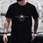 Shirts for Men Airplane Mode Travel T-shirts Short Sleeve Clothing Men's Tops