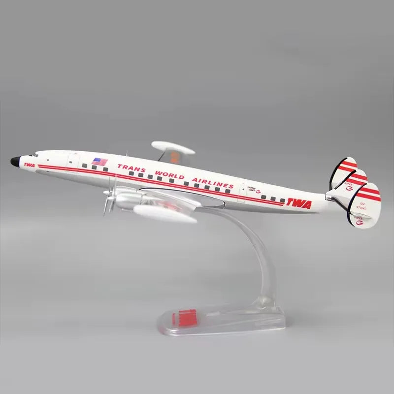 1: 125 Scale L-1049 American Taw Plastic Asb Static Aircraft Model Assembly Toy Aircraft Product Display Decorative Building