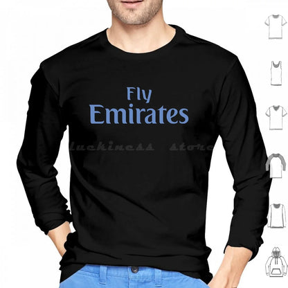 Fly Hoodie Cotton Long Sleeve Flight Plane Fly Etihad Logo Airways Fly Better Uni Emirates American Travel