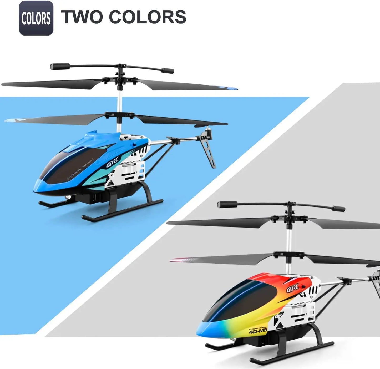 4DRC M5 Remote Control RC Helicopter with Gyro Altitude Hold Drone 3.5 Channel Aircraft Indoor Flying Kid Toy Gift for Boys Girl