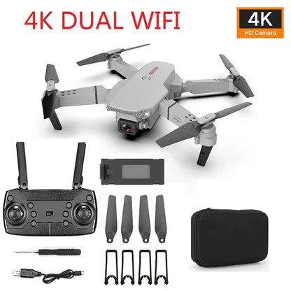 HD 5G Dual Camera E88PRO Drone 8K Quadcopter Aerial Photography Remote Control Screen Display HighDefinition Aerial Camera Drone
