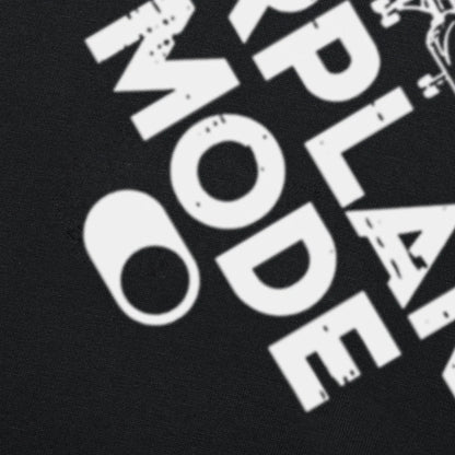 Airplane Mode On Aviation Aviator T-shirts Men Women's Fashion Casual Tshirt 100% Cotton