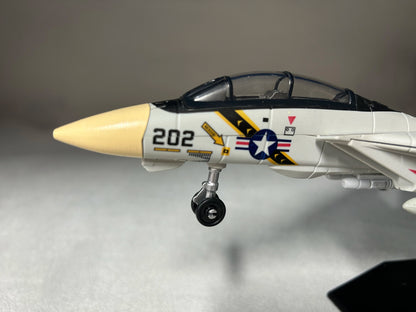 1:72 Scale Souvenir Toy Model F14A Fighter Simulation ABS Aircraft Finished Model Collection of Static Decoration Gift for adult