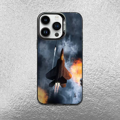 Fighter Plane Poster F-22 raptor Phone Case For iPhone